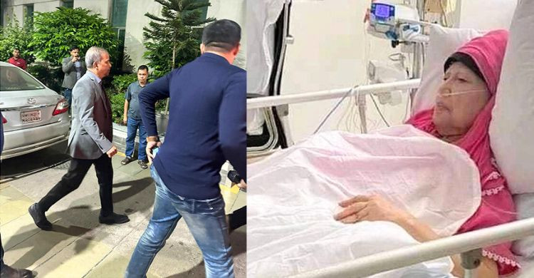 খালেদা জিয়াকে দেখতে হাসপাতালে আইন উপদেষ্টা